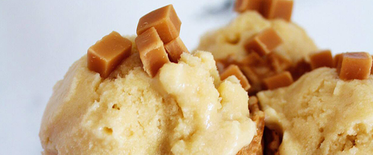 Salted Caramel -proteiinijäätelö