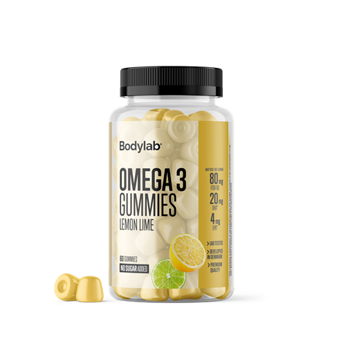 Bodylab Omega 3 Gummies (60 kpl) - Lemon Lime