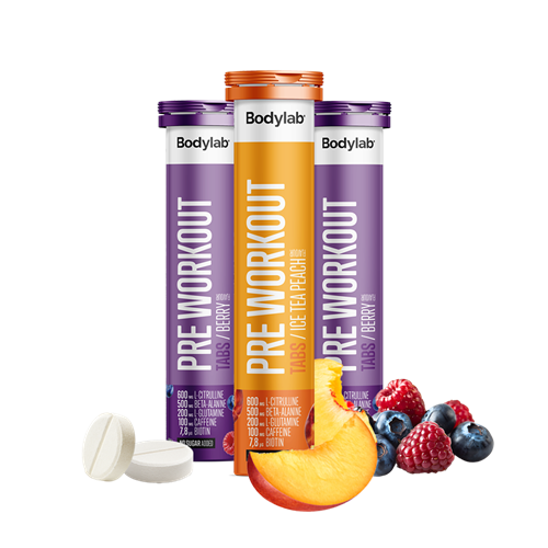 Bodylab Pre Workout Tabs (18 kpl)