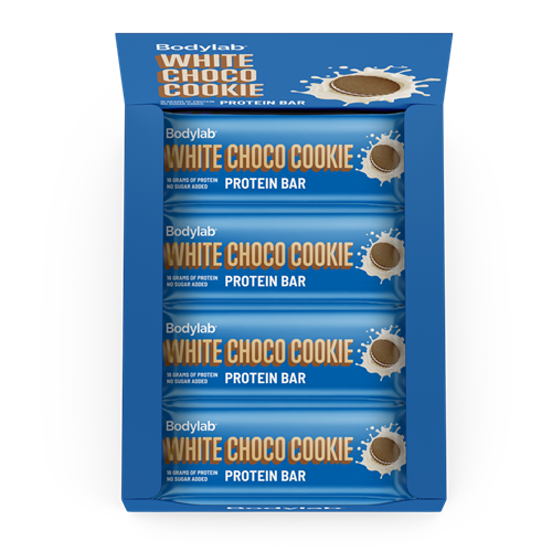 Bodylab Protein Bar (12 x 55 g) - White Choco Cookie (Parasta ennen 16-06-2024)