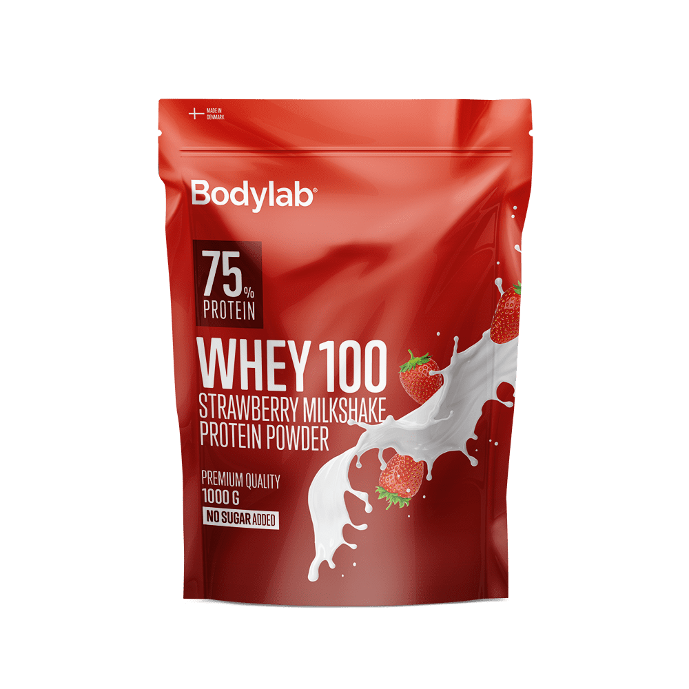 Bodylab Whey 100 (1 kg) - Strawberry Milkshake 